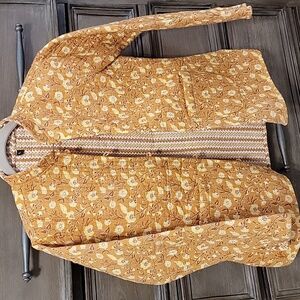 Spring Quilted Jacket Floral